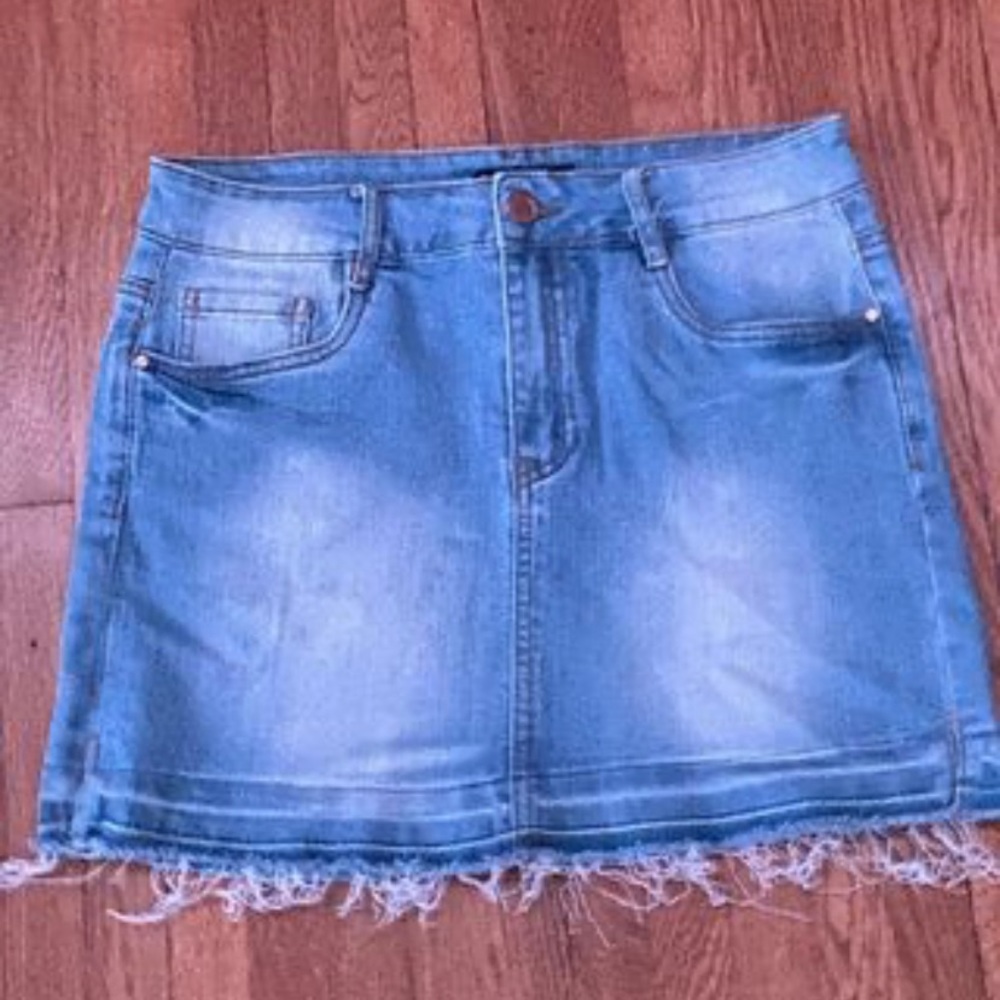 jean skirt